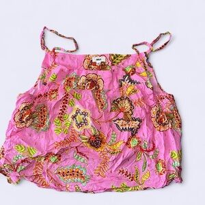 Aerie Pink Floral Patterned Top